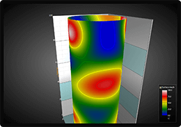 WPF 3D surface chart value based coloring and contouring