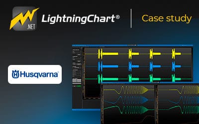 Husqvarna develops a real time log data application using LightningChart