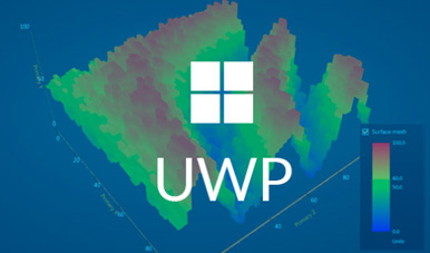 UWP lightningchart .NET